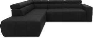 Domo Collection Ecksofa Brandon, inklusive Kopfteilverstellung, wahlweise mit Sitztiefenverstellung