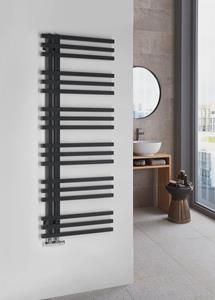 Sapho Sophina radiator mat zwart 60x121.5cm 642W