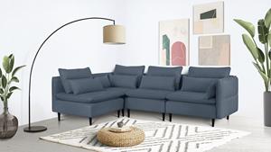 Andas Ecksofa ALVIK, (4 St.), zusammengesetzt aus Modulen, erweiterbar mit Modulen der Serie Alvik