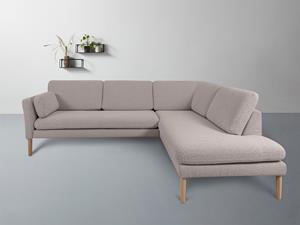 Andas Ecksofa Helsingborg, in skandinavischem Design, inkl. lose Zierkissen