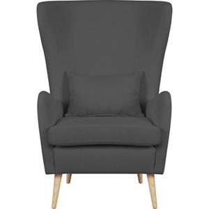 Guido Maria Kretschmer Home&Living Fauteuil Sallito de kleinere versie van salla, in 6 stofkwaliteiten, fauteuil bxdxh: 76x85x109 cm, overtrekstof ook in luxe-microvezel in imitatiebont-look
