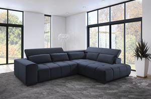 Exxpo - Sofa Fashion Ecksofa, mit 3 verstellbaren Kopfstützen, wahlweise mit Bettfunktion und Kissen