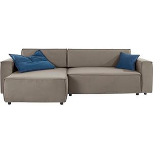 INOSIGN Ecksofa »Marva«, incl. Bettfunktion und Bettkasten, Federkern