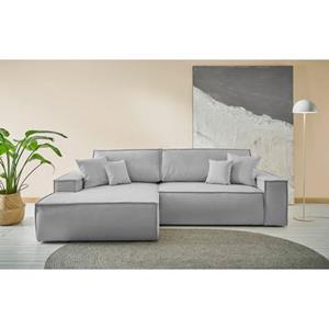 andas Ecksofa »Finnley«, mit Bett-Funktion (Liegefläche 210x136 cm), Bettkasten