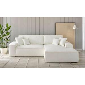 andas Ecksofa »Finnley«, mit Bett-Funktion (Liegefläche 210x136 cm), Bettkasten