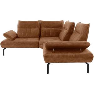 INOSIGN Ecksofa »Marino«, gleichschenklig 232/232cm, incl. Armteil- und Rückenverstellung