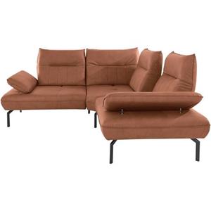 INOSIGN Ecksofa »Marino«, gleichschenklig 232/232cm, incl. Armteil- und Rückenverstellung