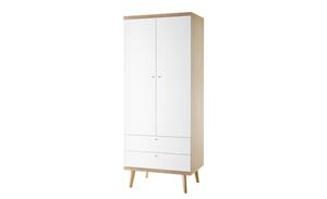 Kleiderschrank ¦ weiß ¦ Maße (cm): B: 80 H: 56  - Möbel Kraft