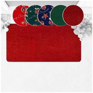 ANRO Fußmatte »Küchenläufer Fußmatte Teppichvorleger Flurläufer Textil Weihnachten«, , Rechteckig, Höhe: 3 mm
