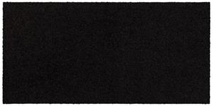 Salonloewe Fußmatte » Monochrome UNI SCHWARZ Fußmatte Wohnmatte in verschiedenen Größen«, , Rechteckig, Höhe: 7 mm, In- und Outdoor, waschbar bei 40&de