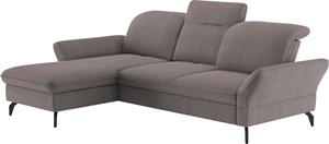 Sit&More Ecksofa, Wahlweise mit Bett-, Kopfteil - und Armlehnfunktion, sowie Bettkasten