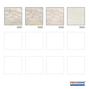 Stein Kacheln Tapete Profhome 383581 heißgeprägte Vliestapete leicht strukturiert mit abstraktem Muster schimmernd beige grau creme-weiß 5,33 m2