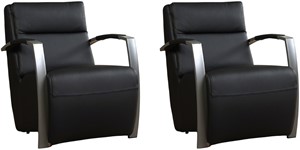 ShopX Leren fauteuil arrival, 120+ kleuren leer, in stoel