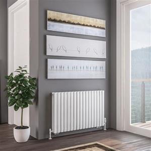 Eastbrook Tunstall dubbele radiator 100x60cm 1391W wit mat