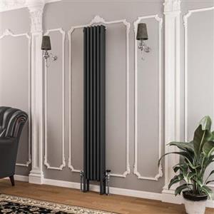 Eastbrook Imperia 3 koloms radiator 30x180cm 1608W antraciet