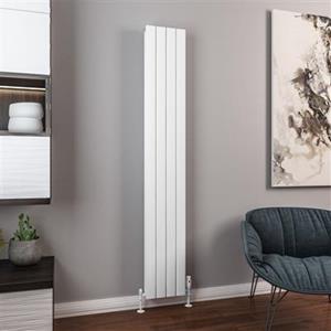 Eastbrook Hadleigh radiator 30x180cm aluminium 1003W wit mat