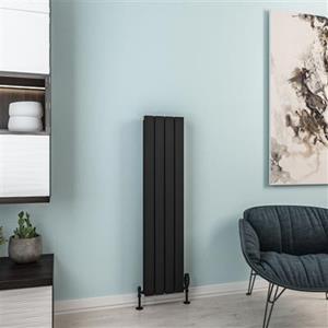 Eastbrook Hadleigh radiator 30x120cm aluminium 779W zwart mat