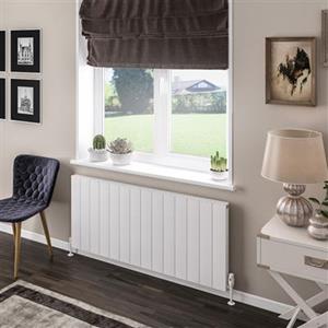 Eastbrook Vesima radiator 140x60cm aluminium 1844W wit mat