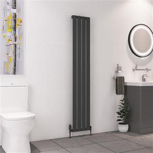 Eastbrook Deddington radiator 30x180cm 812W antraciet