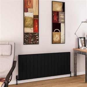 Eastbrook Charlton radiator 140x60cm aluminium 1460W zwart mat