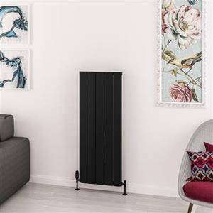 Eastbrook Withington radiator 45x120cm aluminium 922W zwart mat