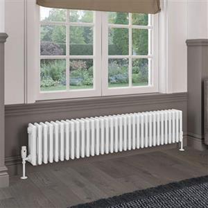 Eastbrook Rivassa 4 koloms radiator 150x30cm staal 1796W wit glans