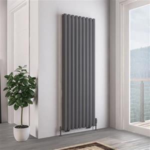 Eastbrook Tunstall dubbele radiator 60x180cm 2142W antraciet