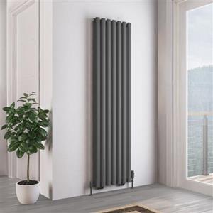 Eastbrook Tunstall dubbele radiator 50x180cm 1666W antraciet