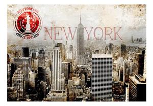 KUNSTLOFT Vliestapete Vintage Big Apple, lichtbeständige Design Tapete