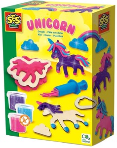 SES Creative SES - Unicorns Klei Neon Glitter