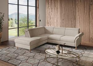 Home affaire Ecksofa, mit Relaxfunktion motorisch im Sofa 2,5- Sitzer