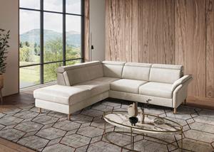 Home affaire Ecksofa, mit Relaxfunktion motorisch im Sofa 2,5- Sitzer