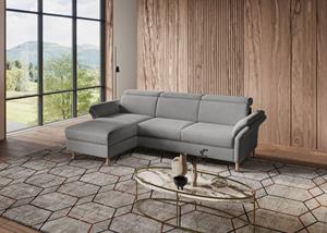 Home affaire Ecksofa, mit motorischen Funktionen im Sofa und Recamiere