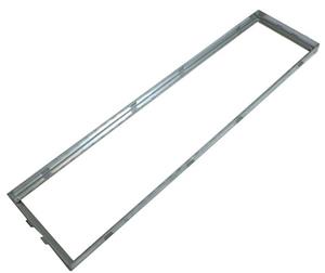 Xanie.EU Fußmatte Zarge Rahmen Winkelrahmen 100x25 cm Stahl verzinkt Zubehör für Fußabstreifer Gitterrost, , rechteckig, Höhe: 32 mm, stabil und langlebig