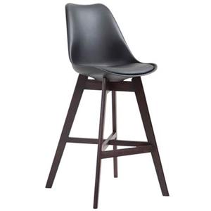 CLP Barhocker Cannes Kunststoff Cappuccino Schwarz