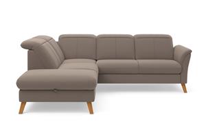 Sit&More Ecksofa Romero, wahlweise mit oder ohne TV-Funktion, Bettfunktion, Bettkasten