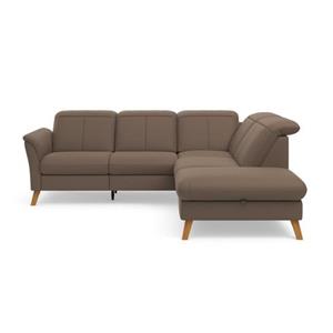 Sit&More Ecksofa Romero, wahlweise mit oder ohne TV-Funktion, Bettfunktion, Bettkasten