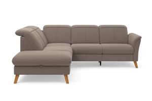 Sit&More Ecksofa Romero, wahlweise mit oder ohne TV-Funktion, Bettfunktion, Bettkasten