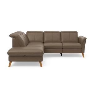 Sit&More Ecksofa Romero, wahlweise mit oder ohne TV-Funktion, Bettfunktion, Bettkasten