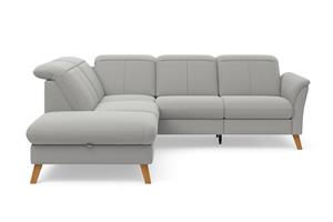 Sit&More Ecksofa Romero, wahlweise mit oder ohne TV-Funktion, Bettfunktion, Bettkasten