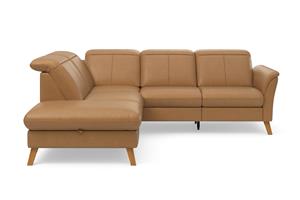 Sit&More Ecksofa Romero, wahlweise mit oder ohne TV-Funktion, Bettfunktion, Bettkasten