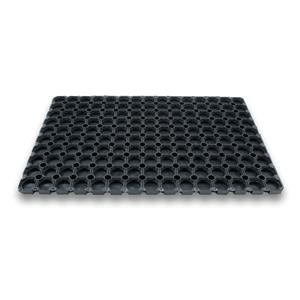 Sorx 1x Deurmatten/schoonloopmatten van rubber x 60 cm rechthoekig -