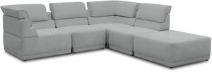 Domo Collection Loungesofa 800007, (Set, 5 Teile), Rückenkissen aufstellbar, unendlich erweiterbar