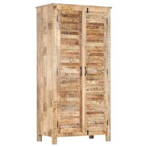 VIDAXL Kleiderschrank 90×50×180 Cm Mango Massivholz