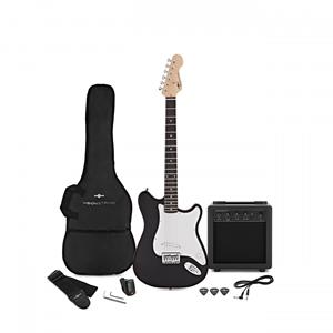 Gear4Music VISIONSTRING Electric Guitar Pack Black