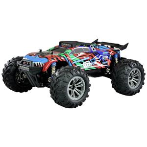 Amewi Teleoceras Stunt Brushed 1:12 RC auto Elektro Monstertruck 4WD RTR 2,4 GHz Incl. accu en lader, Met lichteffect