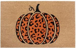 HANSE Home Fußmatte Kokos Leo Pumpkin, , rechteckig, Höhe: 15 mm, Pflegeleicht, Robust, Anti-Slip, Naturfaser, Umweltfreundlich