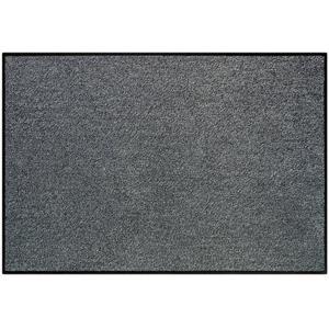 Salonloewe Fußmatte  Fußmatte waschbar Anthrazit 50x75 cm Fußabtreter, , Rechteckig, Höhe: 7 mm