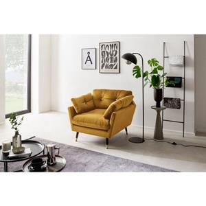 Trendfabrik Loungesessel "Amira", mit Strasssteinen und goldfarben Applikationen