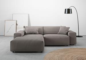 Andas Ecksofa Glimminge, Breite 234, auch in Breitcord + Easy care-Bezug, Zierkissen